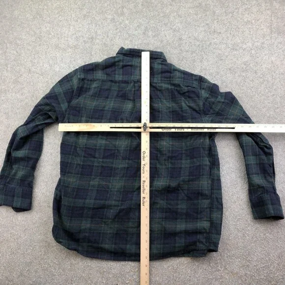 Eddie Bauer Shirt Mens Medium Cotton Flannel Lot Of 4 Button Up Relaxed Fit - Picture 9 of 9